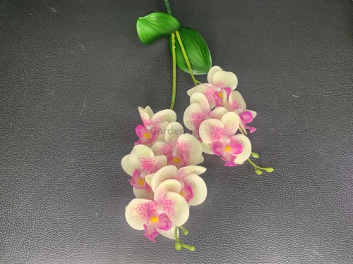 ЦС-33 (Орхидея силикон с листьями H-47 см . )